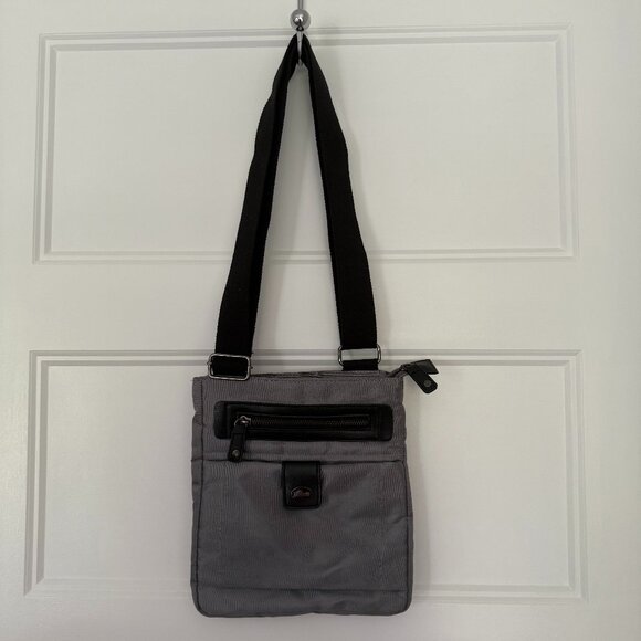 Roots - Silver - Nylon Crossbody Bag - Picture 1 of 7